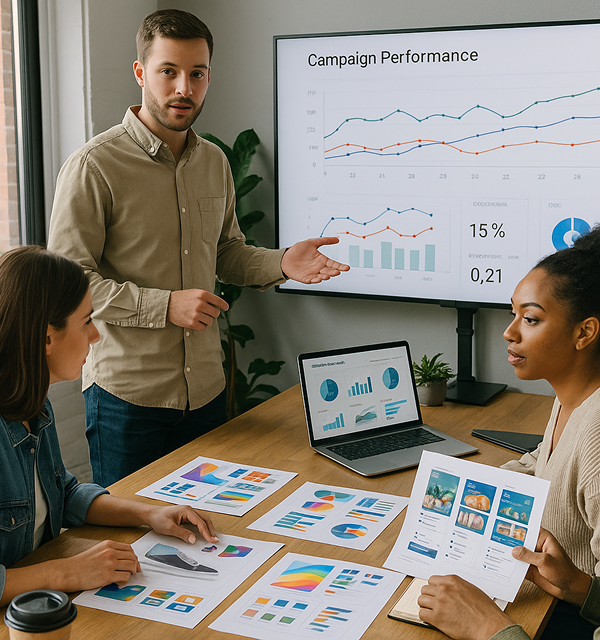 Digital marketing strategy visualization