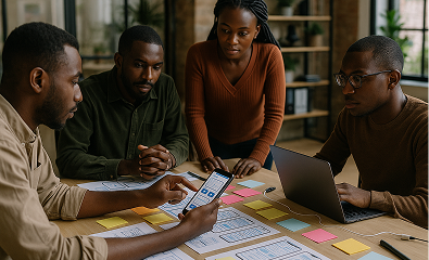 Interactive prototyping and user feedback session